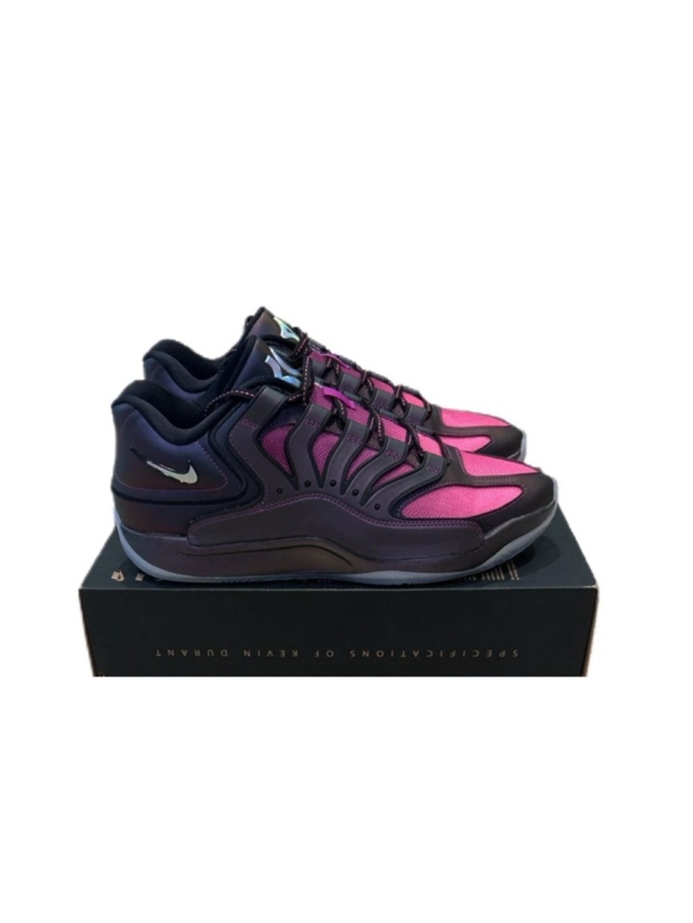 Nike KD18 Kevin Durant Basketball Shoes Purple Pink Black Sz 7.5/ IM5843-500